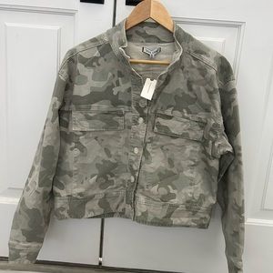 Camouflage jean jacket from Antropologie.  New.